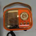 Retro Bluetooth Speaker, Vintage Wireless Speaker,Portable Mini Radio Old Fashion Style for Room Decor Kitchen Desk Bedroom Office,Supports TWS Pairing for iPhone,Android Devices