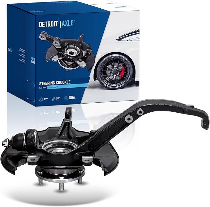 Detroit Axle - Front Left Steering Knuckle for 2008-2012 Honda Accord
2009-2014 TSX, Driver Side Steering Knuckle & Wheel Bearing Hub Replacement