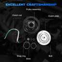 1809 A/C Compressor Clutch Kit Fits for 2007-2008 Fit 1.5L Air Conditioning Compressor Aftermarket Automotive Parts Replacement