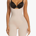 SHAPERX Shapewear for Women Tummy Control Open Bust Thigh Slimmer Body Shaper, L