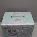 WHOHOLL Wooden Ice Cream Counter Playset for Toddler Girl Toys, Play Store Pretend Toy Food Play Kitchen Accessories with Fake Money & Coin, Christmas Birthday Gifts for 3+ Year Old Kids (Green)