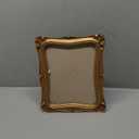 Sunlit Vintage Picture Frame 8x10 Inch, Luxury Antique Photo Frames with Glass Front, Photo Display, Tabletop Wall Hanging, Gold