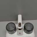 Mattress Vacuum Cleaner - 5-in-1 Cordless Bed Vacuum Cleaner, Powered by UV-C Light & Ultrasonic Technology, 16Kpa Strong Suction,Low Noise,Suitable for Dust, Pet Hair, Etc. (White)