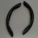 Hiseanllo Carbon Fiber Steering Wheel Cover 3PCS Set  Anti-Slip, Scratch-Resistant, Universal Fit for 1416 Inch Wheels  Interior Car Accessories for Cars, SUVs, Trucks (Black)