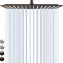 SR SUN RISE Luxury 16 Inch Extra Large Square Stainless Steel Shower Head High Pressure Rainfall Showerhead Ultra Thin Water Saving Oil Rubbed Bronze 2.5 Gpm