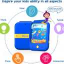 Kids Learning Tablet Educational Learning Pad for Toddlers 2-5 to Learn Alphabets, Numbers, Foods, Time, Music, Talking Cards for ToddlersLearning Educational Toy Kids Gifts