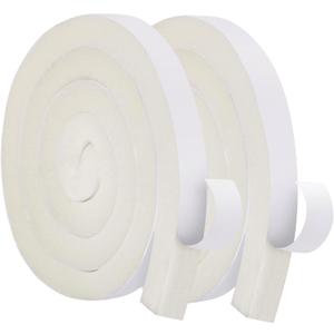 Air Conditioner Foam-2 Rolls, 1 Inch Wide X 1 Inch Thick Total 13 Feet Long, Open Cell Foam Insulation Weather Seal (6.5ft x 2 Rolls)