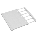 Extendable Closet Shelf Tension Rod Adjustable Clothes Hanger DIY Cabinet Storage Holder Wardrobe Organizer Dividers Shoe Rack 16.54'' Width for Bathroom Kitchen Bookshelf - White