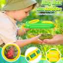 Bug Catcher for Kids, 17 PCS Bug Catching Kit with Bug Collector Toy Bugs Butterfly Net Magnifying Glass Insect Catcher Tweezers, Outdoor Explorer Kit for Kids Age 3 4 5 6 7 8