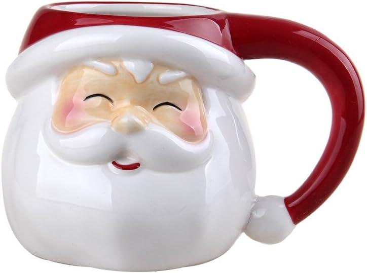 Comfy Hour Joyful Holiday Collection Santa Claus Mugs (1 Count (Pack of 1))