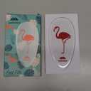 Glass Foot File Callus Remover for Feet, Flamingo Gifts for Women, Feet Scrubber Dead Skin Remover, Professional Pedicure Tools at Home, Heel Scraper for Cracked Heels Heavy Duty