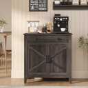 VASAGLE Buffet Cabinet, Coffee Bar with a Drawer, Adjustable Shelf, 31.5"W