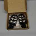 Dirt Bike Foot Pegs for Ebike Surron Light Bee X S, Color Prickly Peg,Motorcycle Aluminum Alloy Pedal for Segway X160 X260/Talaria X3 X4/E Ride PRO SS,Black Body with Dazzling Spikes