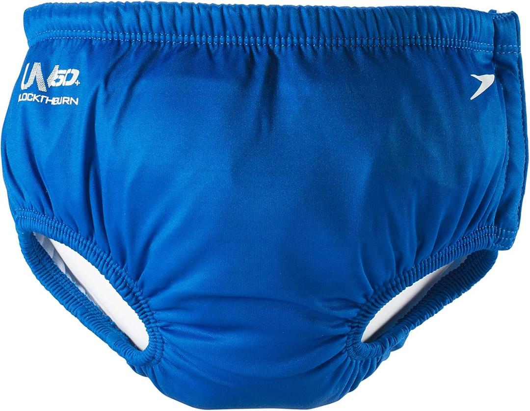 Speedo Kids' Swim Diaper Keep Swimmin' Premium (Blue, Medium)