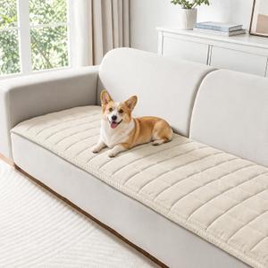 Couch Cover for Dogs Non-Slip Pet Couch Cover for Sofa Plush Protector
Non-Slip Backing, Machine Washable, Pet Friendly, Pet Hair & Scratch Protection, Sofa Cushion Protector(Beige, 27.6"×27.6")