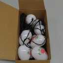 Solar Easter Egg Lights Outdoor Decorations 8 Modes Waterproof Garden Path Lights for Yard Decoration with 10 Eggs
