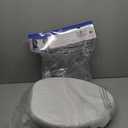 Bemis Assurance 3" Raised Toilet Seat with Handles, Made in USA, Clean Shield Guard, Secure Hinges, Elongated, White