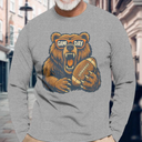 Funny Football Bear Game Day Vintage Shirt Fans Sweatshirt M