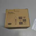 60W Equivalent LED Chandelier Light Bulbs, Dimmable, E12 Base, Clear B11 LED Filament Candelabra Bulbs, 2700K Soft White, 12 Pack. 2 Bulbs is Broken