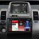 Android Car Stereo for Toyota Prius 2004 2005 2006 2007 2008 2009 with Wireless Carplay Android Auto, 9" Touch Screen Head Unit Radio for Toyota Prius with GPS, Bluetooth, Hi-Fi, FM, SWC, MIC + Camera