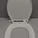 KOHLER 4636-RL-NY Cachet ReadyLatch Elongated Toilet Seat Slow Close, Soft Close Toilet Seat Quiet Lid, Contoured Grip-Tight Bumpers Installation Hardware, Apartment Essentials, Dune