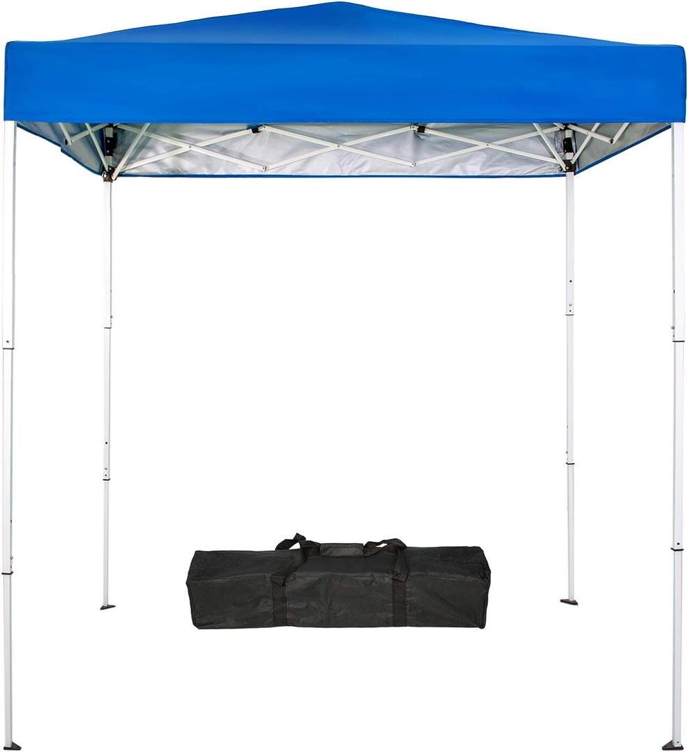 Sunnyglade 6x4 Ft Pop-Up Canopy Tent Outdoor Portable Instant Shelter Folding Canopy with Carry Bag(Royal Blue)