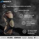 NEENCA Professional Knee Brace for Pain Relief, Medical Knee Support with Patella Pad & Side Stabilizers, Compression Knee Sleeve for Meniscus Tear, ACL, Joint Pain, Runner, Workout - FSA/HSA APPROVED (Large)