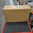 28in Christmas Tree Collar - Woven Hyacinth Tree Collars for Artificial Trees - Rattan Rustic Farmhouse Basket for Tree Base Cover with Cord Cut-Out for 6ft 7.5ft Tree (White)