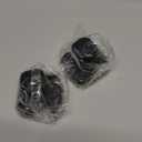 2 Pcs Suction Cup Hooks for Bathroom and Kitchen, Reusable Hook for Towels, Robes on Glass and Tiles (Black)