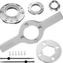 Upgraded Metal W10324651 Washer Hub Kit with TB123A Wrench Replaces W10528947/W10291415/PS2581262