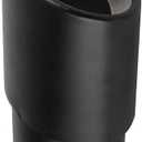 dawfall 1 PC Pack-1 Stainless Steel Exhaust Tip, Straight Type Tailpipe Muffler Tip, Automobile Modification Supplies, Universal for Most Cars, Trucks and Vans (Black #Straight)