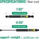 Rear Trunk Lift Supports Struts Shocks for Infiniti Q50 2014-2018, 6802 Qty 2