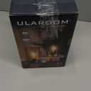 ULAROOM Cordless Lamp Rechargeable Battery Operated lamp, Glass Table Lamp Remote Control - Dimmable Brightness Touch Wireless Bedside Lamp for Bedroom Kitchen Dining Home Living Room Decor Green, Lightbulb Not Included