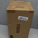 KSIIA Washable Dog Bed Deluxe Plush Dog Crate Beds Comfy Kennel Pad Anti-Slip Pet Sleeping Mat for Large, Jumbo, Medium, Small Dogs Breeds, 29" x 21", Dark Grey