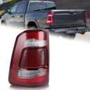 Red Trim LED Type Tail Light Rear Lamp w/Blind Spot (Module NOT Included) Assembly Compatible with 2019-2023 Ram 1500 Left Driver Side 68262531AH 68262531AC 68262531AD