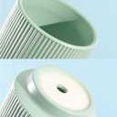 Puoyikt Ceramic 4.9+6.3 inch Planters, Modern Home and Office Flowerpot, Indoor and Outdoor Flowerpot with Drainage Hole (Grayish Blue)