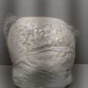 L'AGRATY Chunky Knit Blanket - Soft Chunky Throw 60x80 inches: 100% Hand Kintted Chenile Crochet Throw for Couch - Large Cable Knit Blanket for Home Decor (Ivory)