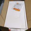 4 Cube Organizer Bookcase - Fabric Storage Bins Container, Open Shelf Simple Compartments Bookshelf, White