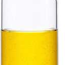 HAIZEEN 17oz/500ml Clear Glass Olive Oil Dispenser Bottle - Oil and Vinegar Cruet with Non Drip Pourers and NO Funnel Needed - Olive Oil Carafe Decanter for Kitchen and BBQ