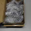 3TO Handrail Brackets - 4 Pack L-Shape Black Modern Design for Easy Installation Support Running LED Low-Voltage Cables