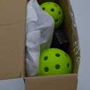 Pickleball Paddles Set of 2, Lightweight Raw Carbon and Glass Fiber Surface Pickleball Racket Set with 14mm PP Honeycomb Core, USAPA Compliant, 4 Pickle Balls, 4 Tapes, 1Bag, 1 Paddle Cleaner