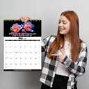 4 x Fuck It 2026 Calendar for Tired Women, Funny Swear Wall Calendars, Humor Hanging Planner Monthly for Home Office, Christmas Funny Swear Word Gag Gift (Black)