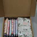 Eaasty 30 Set Mother's Day Gifts Bulk Mini Notebooks with Pen for Women, Small Journal with Floral Design, Pocket Notebook with Lined Pages, Inspirational Pocket Notepad for Mom, Birthday, Office