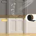 Weather Stripping Door Seal, Weather Stripping Window Seal, Self-Adhesive EPDM Foam Rubber Door Seal for Boat, Window and More, L:19.69ft/6m