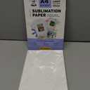 Printers Jack Sublimation Paper - Heat Transfer Paper 100 Sheets 8.3" x 11.7" for Any Epson HP Canon Sawgrass Inkjet Printer with Sublimation Ink for T shirt Mugs DIY
