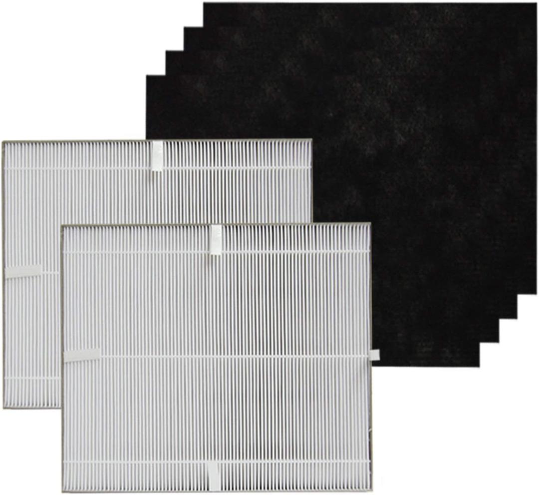 PUREBURG MD1-0022 MD1-0023 Replacement Filter Compatible with Vornado AC300 AC350 AC500 AC550 PCO200 PCO300 PCO500 PCO375DC PCO575DC Air Purifiers,2-Pack H13 HEPA