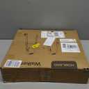 HOMLAND Folding Walkers for Seniors with Wheels, Lightweight Rolling Walker, Height Adjustable Standard Walker with Aluminum Frame, Silver