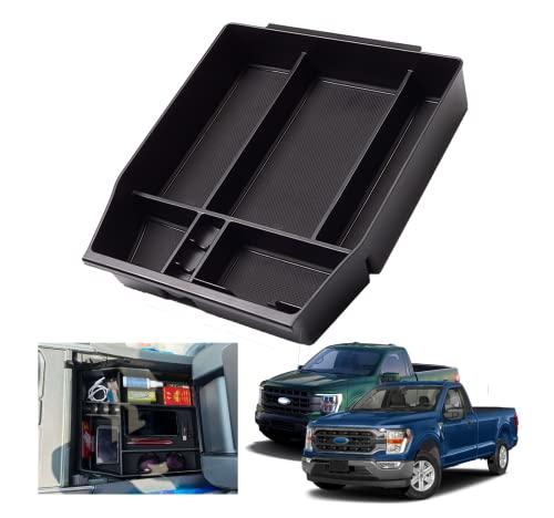 2024 2025 F150 Console Tray Center Console Organizer Tray for 2025 2022 2023 2024 Ford F150 Raptor Center Armrest Storage Box for Ford F150 2022 Accessories Armrest Storage Box