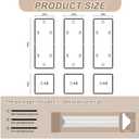 JBER Peel and Stick Wall Molding Kit, 6 Pre-Cut Wainscoting Panels | Ready-to-assemble pre-cut molding, 3D trim panels for interior wall décor, living room & bedroom, 3 top 3 bottom