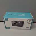 15W Fast Wireless Charger with Bluetooth Speaker and Alarm Clock Radio,4 in1 Wireless Charging Station for iPhone,Android Phones with FM Radio for Bedroom (7inch, Gray)